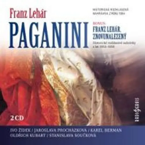 Paganini - 2 CD (audiokniha) - Franz Lehár