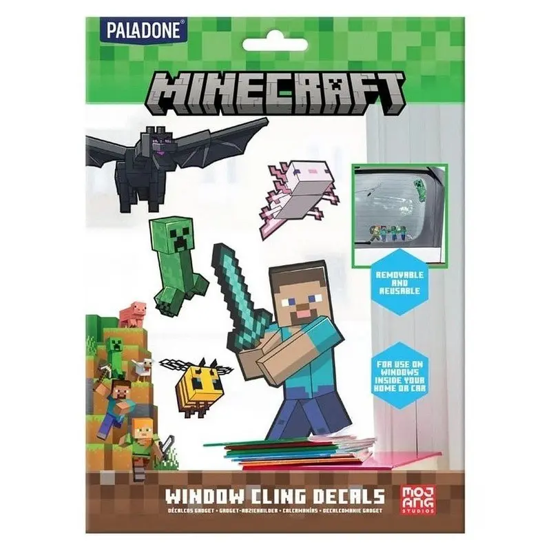 Sada samolepiek na okno Minecraft