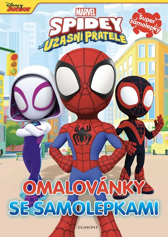 Spidey úžasní přátelé - Omalovánky se samolepkami - kolektiv autorů