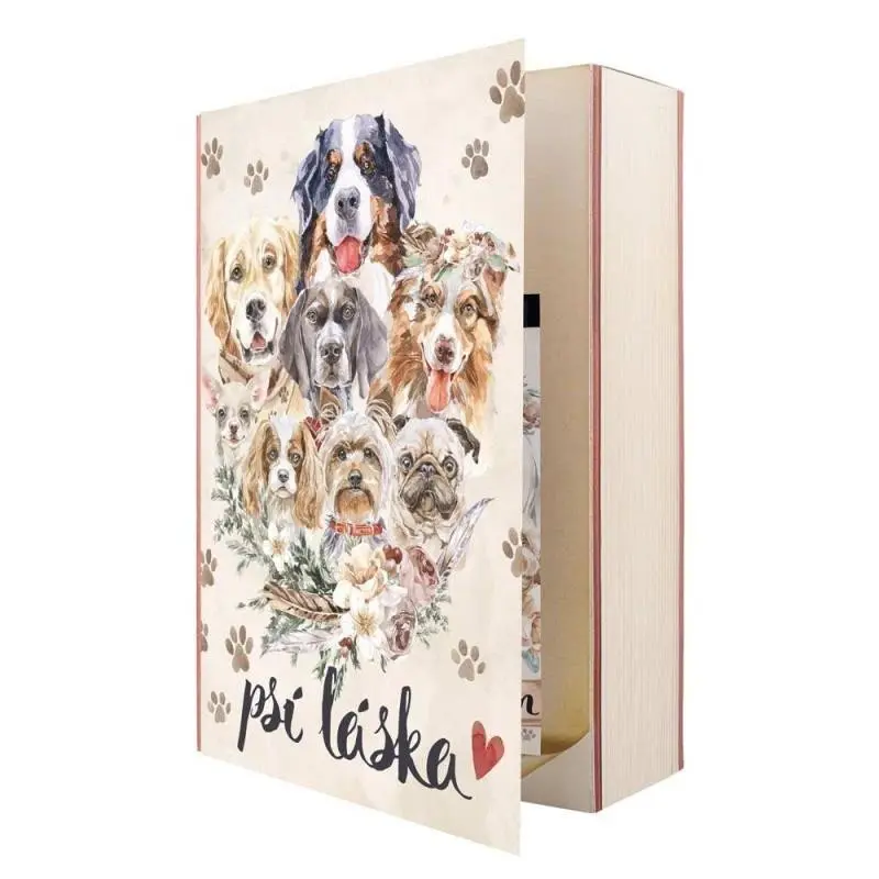 Bohemia Gifts Psí láska sprchový gel 250 ml + šampon na vlasy 250 ml kniha dárková sada