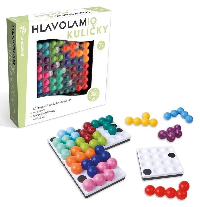 Hlavolam IQ kuličky společenská hra