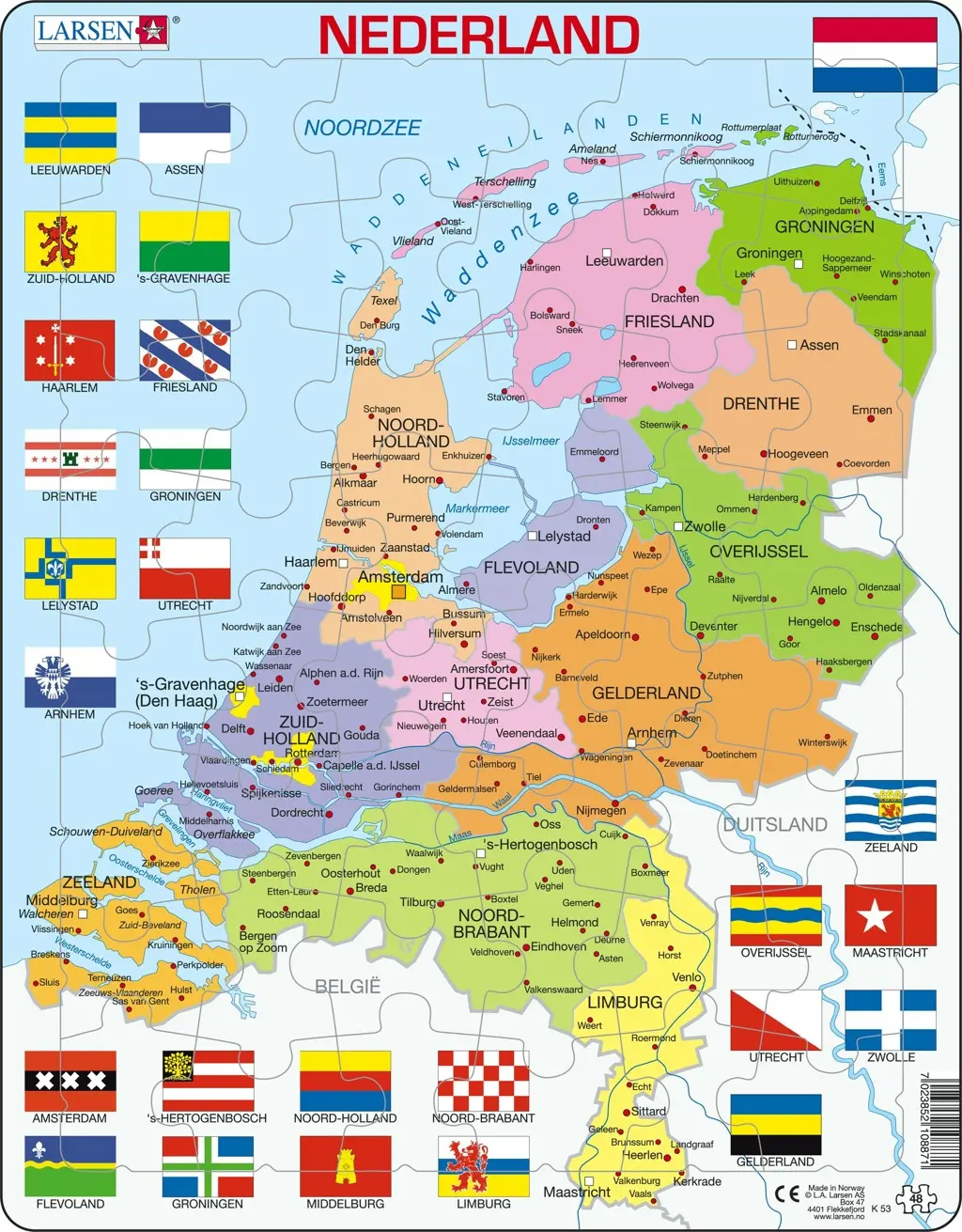 Taliansko - mapa so zvieratkami (K83) - puzzle z kategorie Náučné puzzle