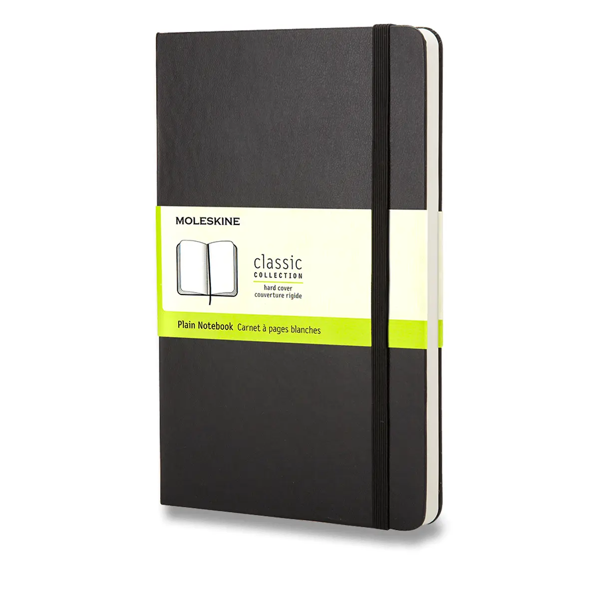 Moleskine - zápisník v tvrdých deskách - 13 x 21 cm, čistý,