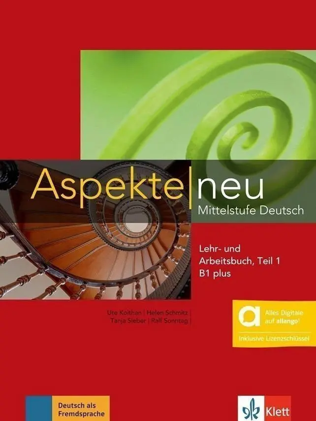 Aspekte neu B1+ - Hybride Ausgabe - Kurs./Übungsbuch Teil 1+ MP3 allango.net + Lizenz (24 - Ute Koithan