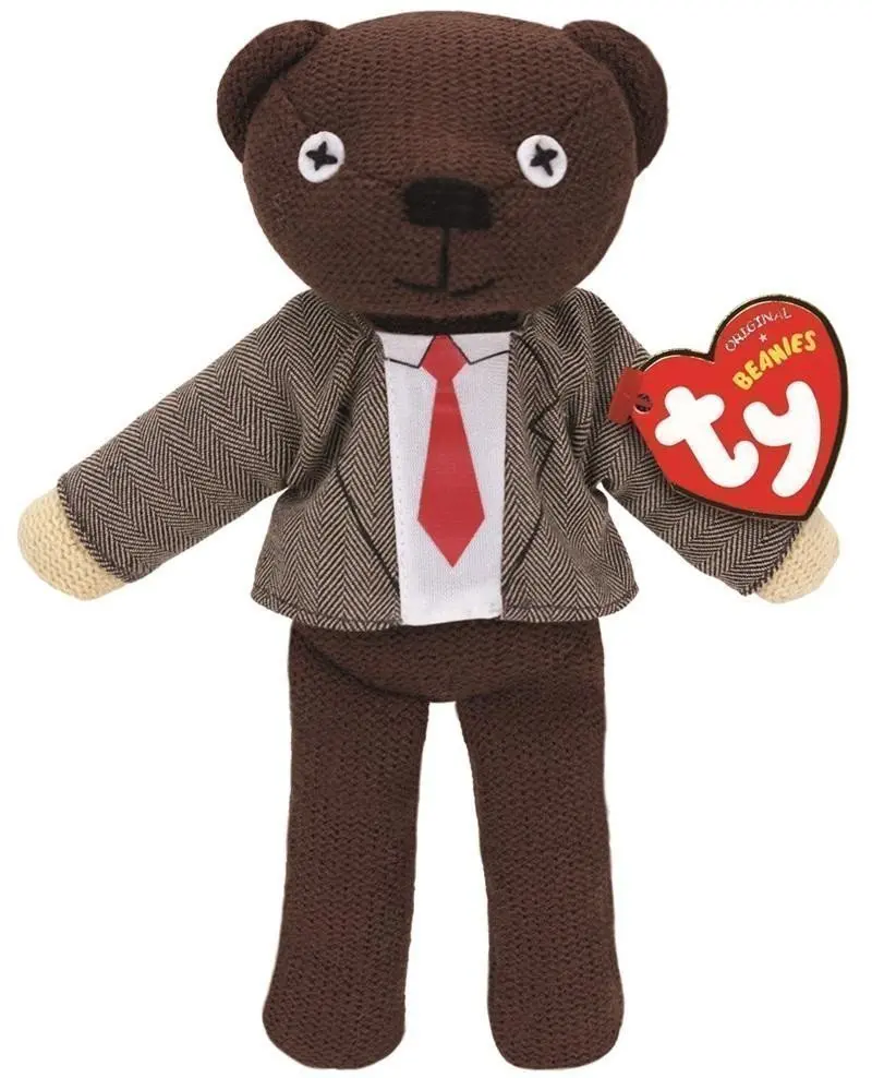 TY Beanie Babies MR. BEAN, 15 cm - medvídek