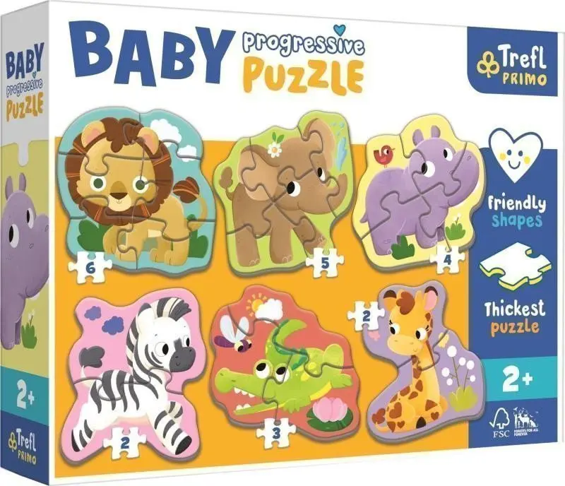 Trefl Puzzle Baby Progressive Safari
