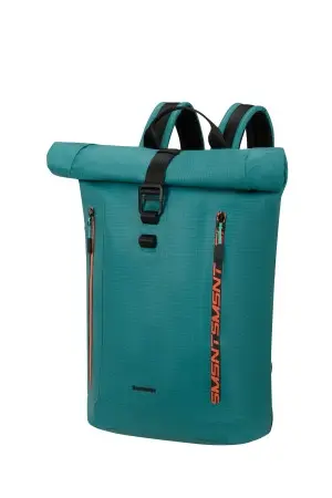 SAMSONITE Batoh na notebook 15,6" Rolltop Coatify Biz Nothern Blue/Orange, 29 x 14 x 44 (151792/A481)