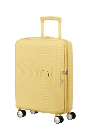 AT Kufr Soundbox Spinner Expander 55/20 Cabin Pastel Yellow, 40 x 20 x 55 (88472/1661)