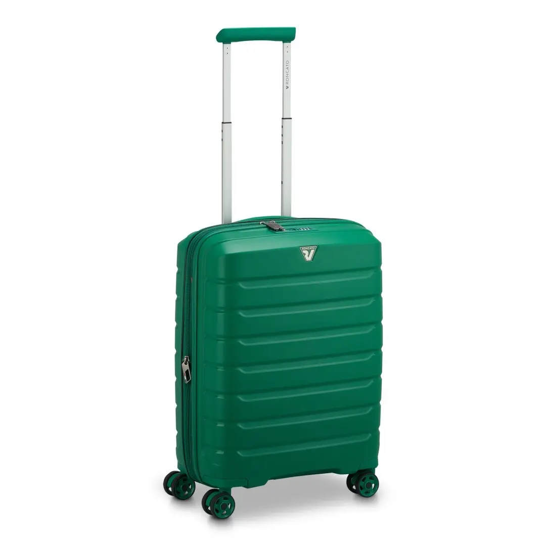 RONCATO Kufr Butterfly Spinner 55/20 Cabin Expander Zelený, 55 x 20 x 40 (41818307)