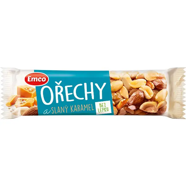 Emco Ořechy a Slaný karamel 35g