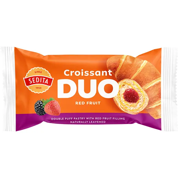Sedita Croissant Duo 50g Red fruit