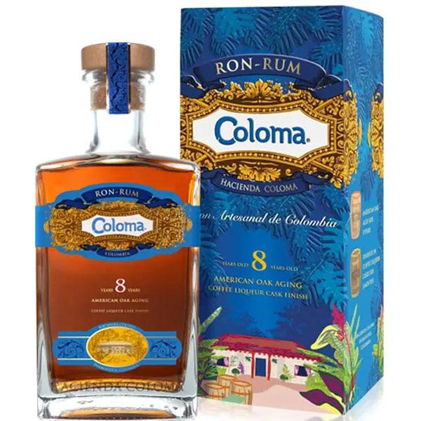 Coloma Rum 8y 40% 0,7 l (karton)