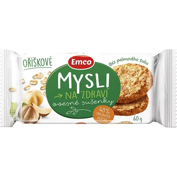 EMCO Mysli sušenky oříškové 60g