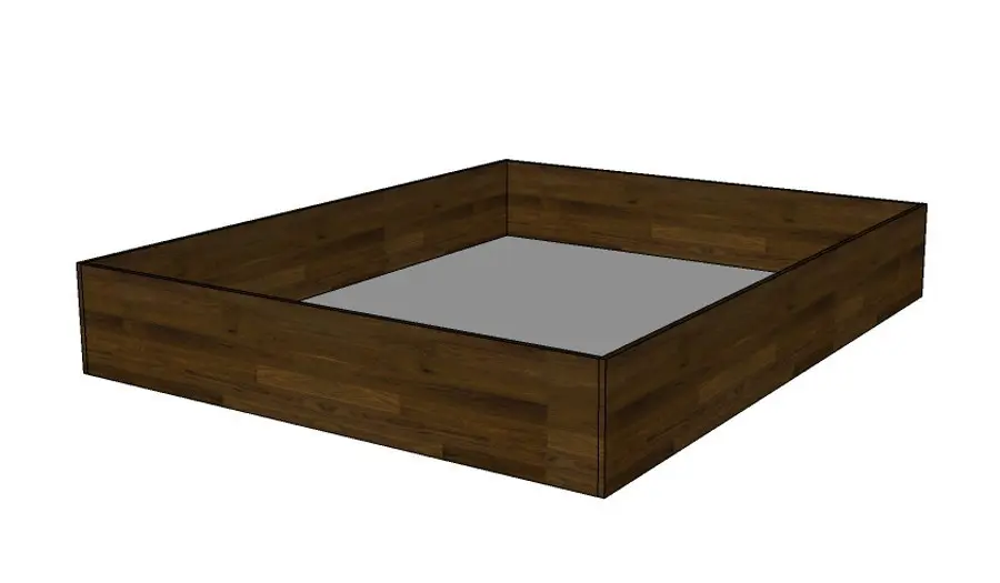 BMB ÚLOŽNÝ PROSTOR standard 180 x 200 cm - z lamina imitace dřeva ořech Natur - SKLADEM