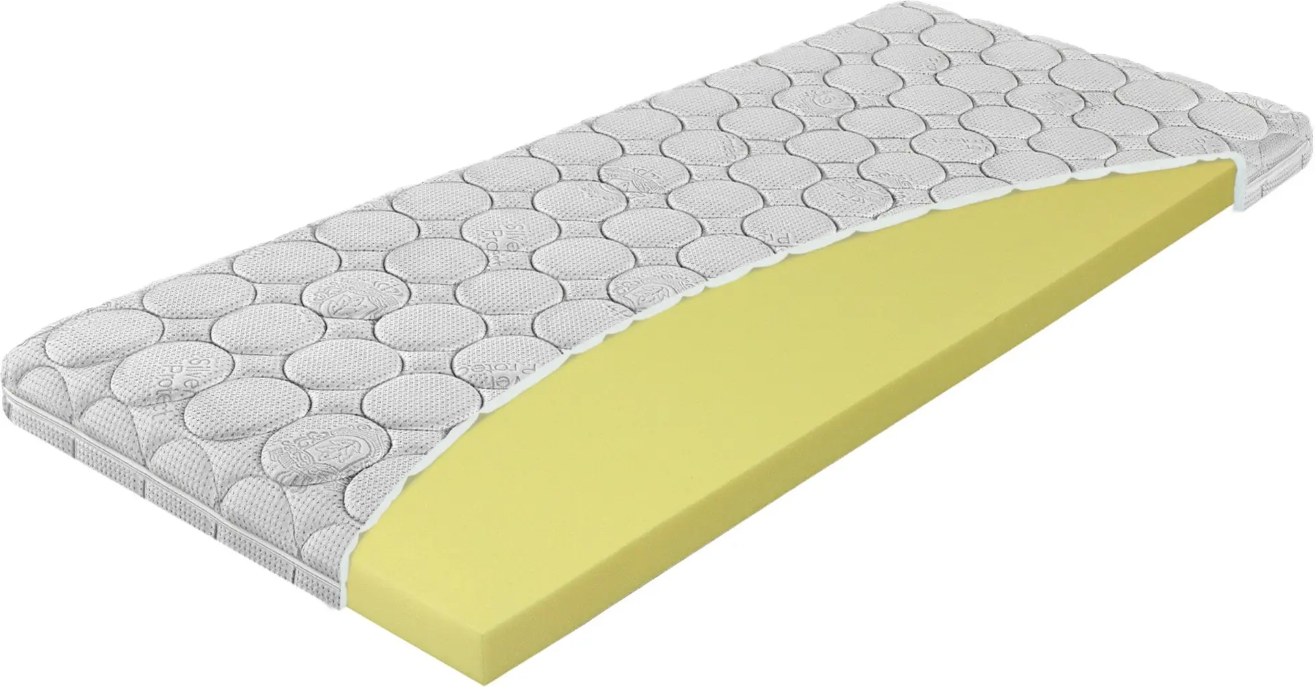 Materasso TOP VISCO 7 cm - topper z líné pěny v potahu Silver