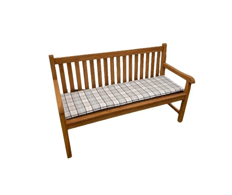 Doppler CASA 4402 - sedák na 3-místnou lavici 150 x 45 x 4 cm - bordó (vínový) + béžový