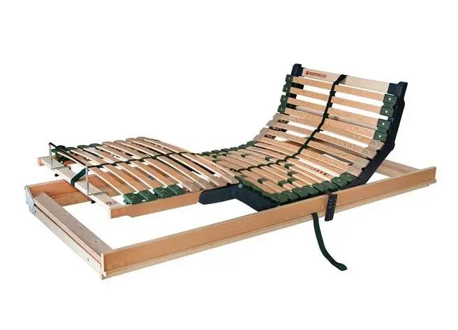 Ahorn PORTOFLEX MOTOR kombi P LEVÝ - motorový lamelový rošt s výklopem a plochým motorem FLAT 100 x 190 cm