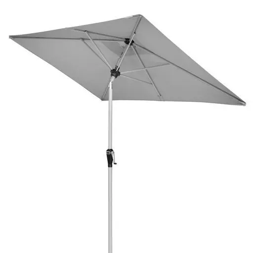 Doppler ACTIVE 210 x 140 cm - slunečník s automatickým naklápěním klikou světle šedý (kód barvy 827)