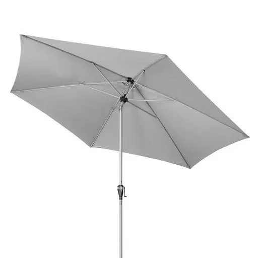 Doppler ACTIVE 320 cm – naklápěcí zahradní slunečník s klikou šedý (kód barvy 827)
