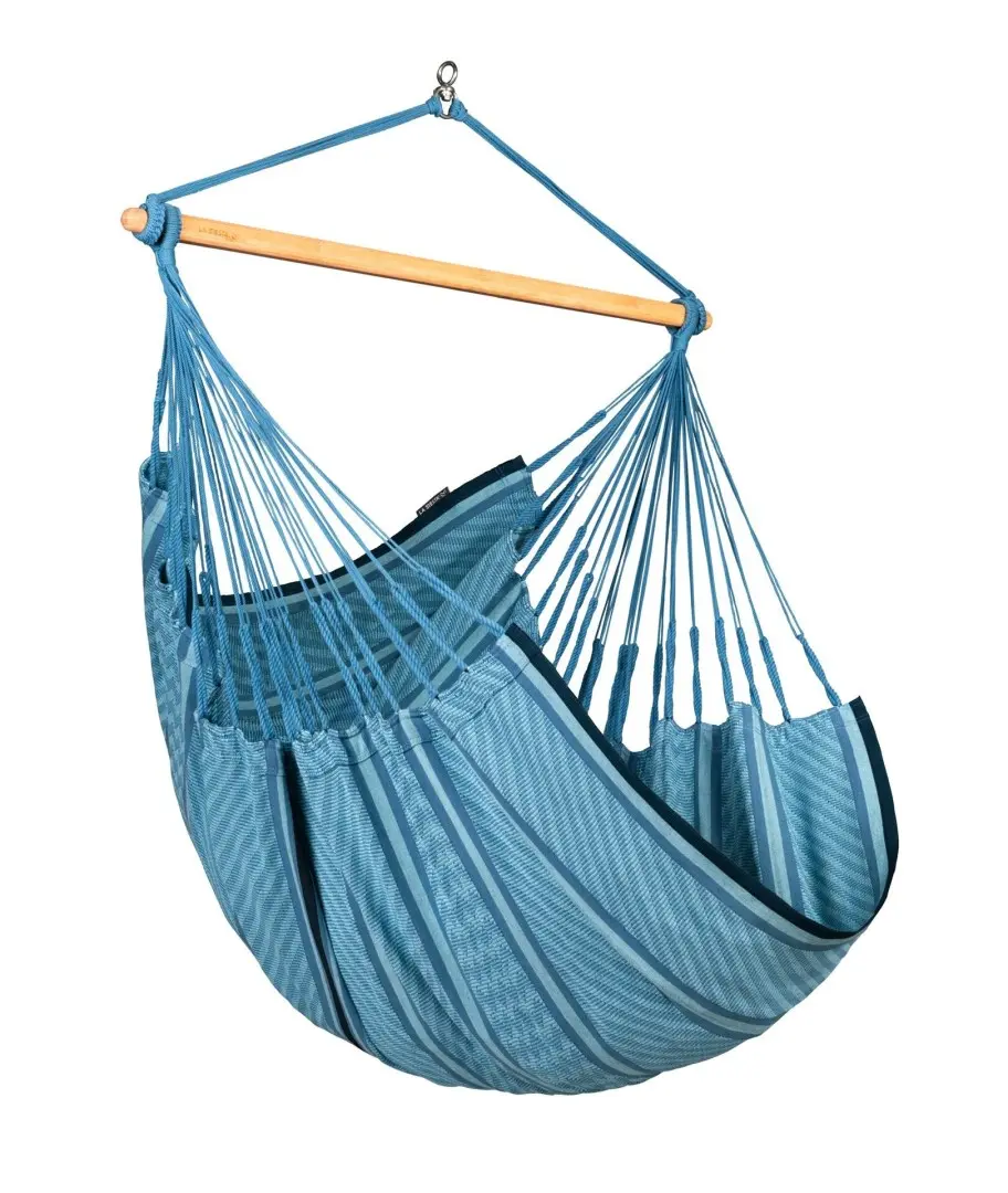 La Siesta Závěsné houpací křeslo HABANA COMFORT PATTERN - bluezebra