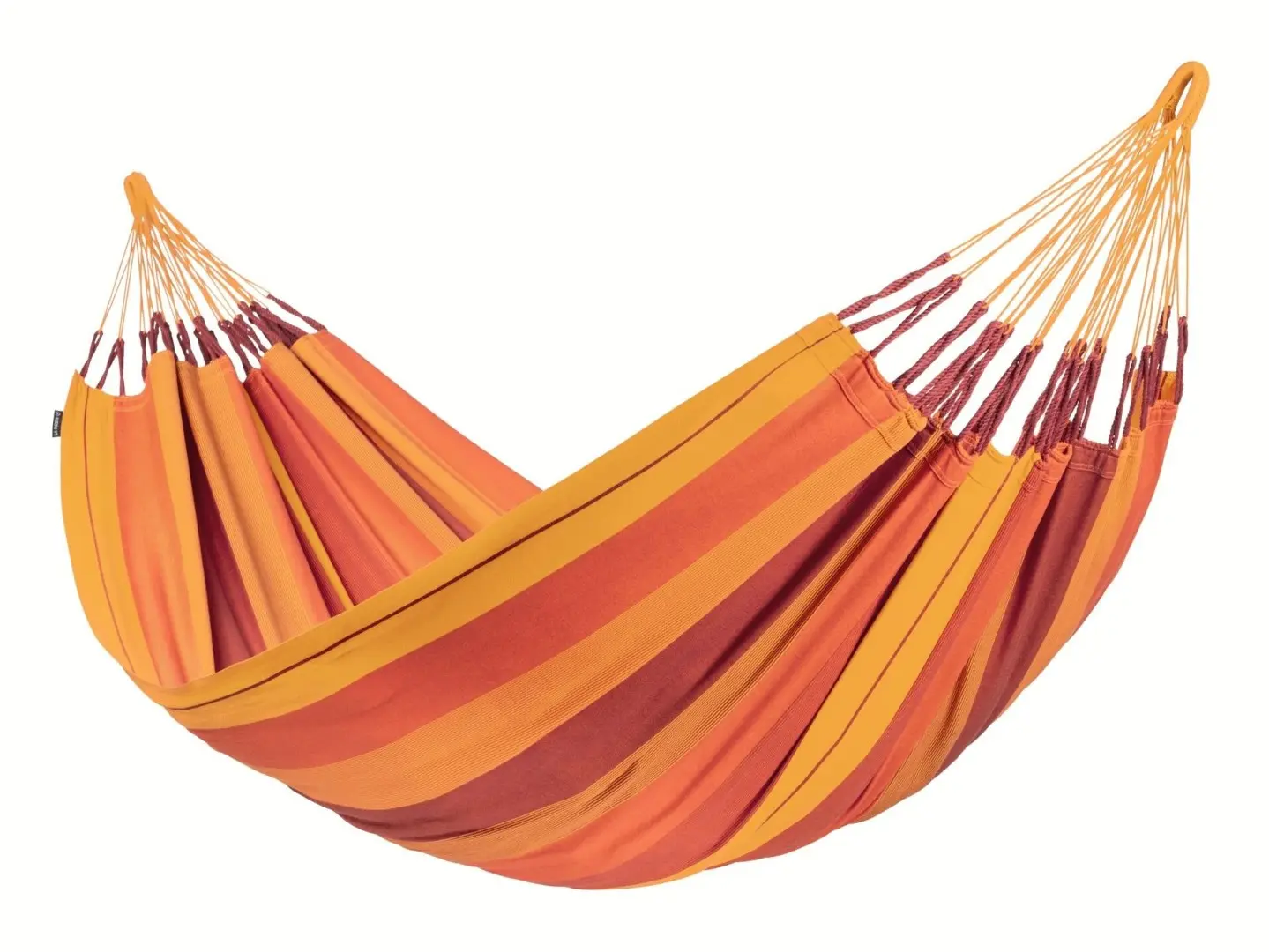 La Siesta Houpací síť MODESTA DOUBLE STRIPES - volcano
