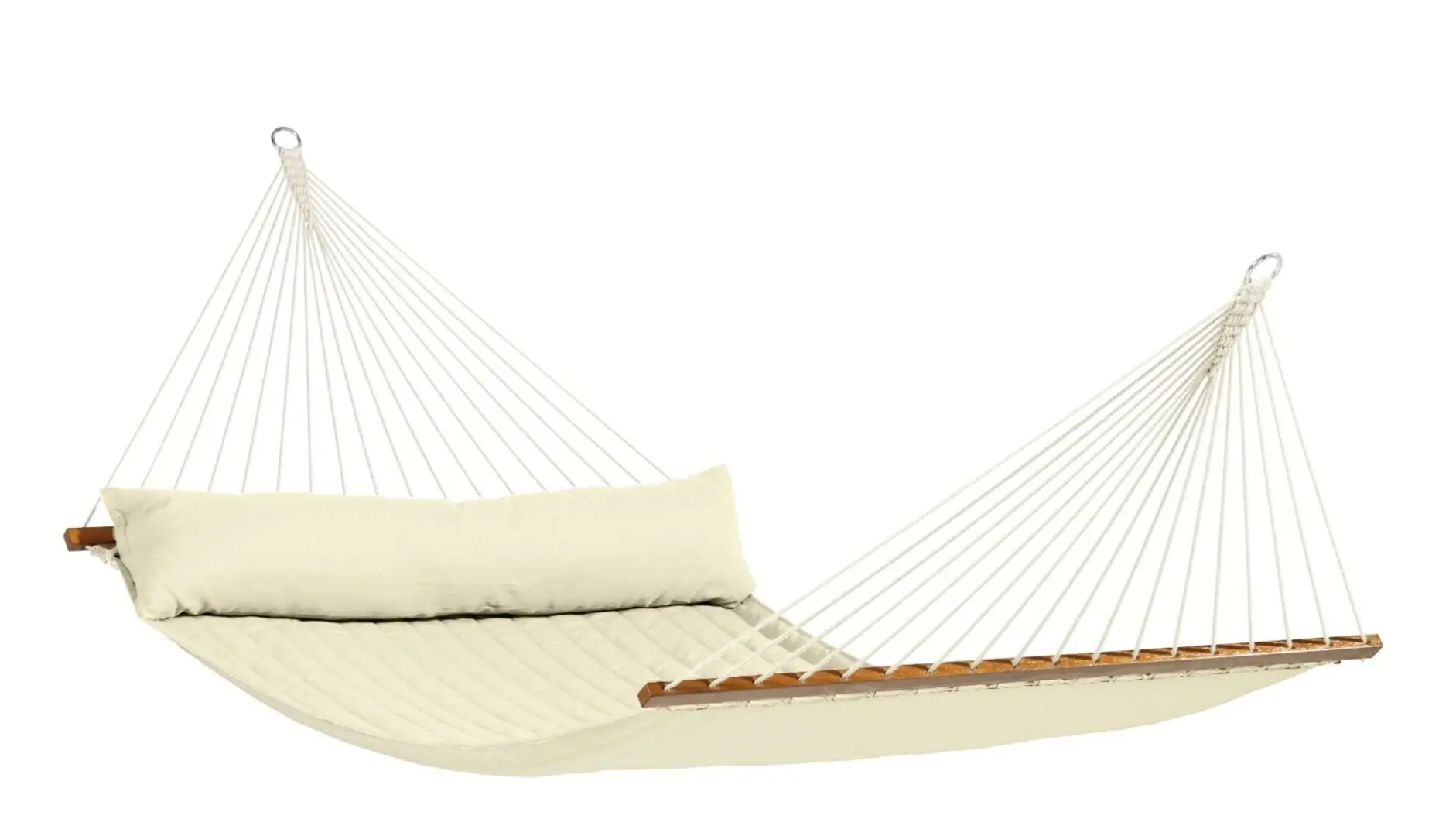 La Siesta Houpací síť s tyčí ALABAMA KINGSIZE - vanilla