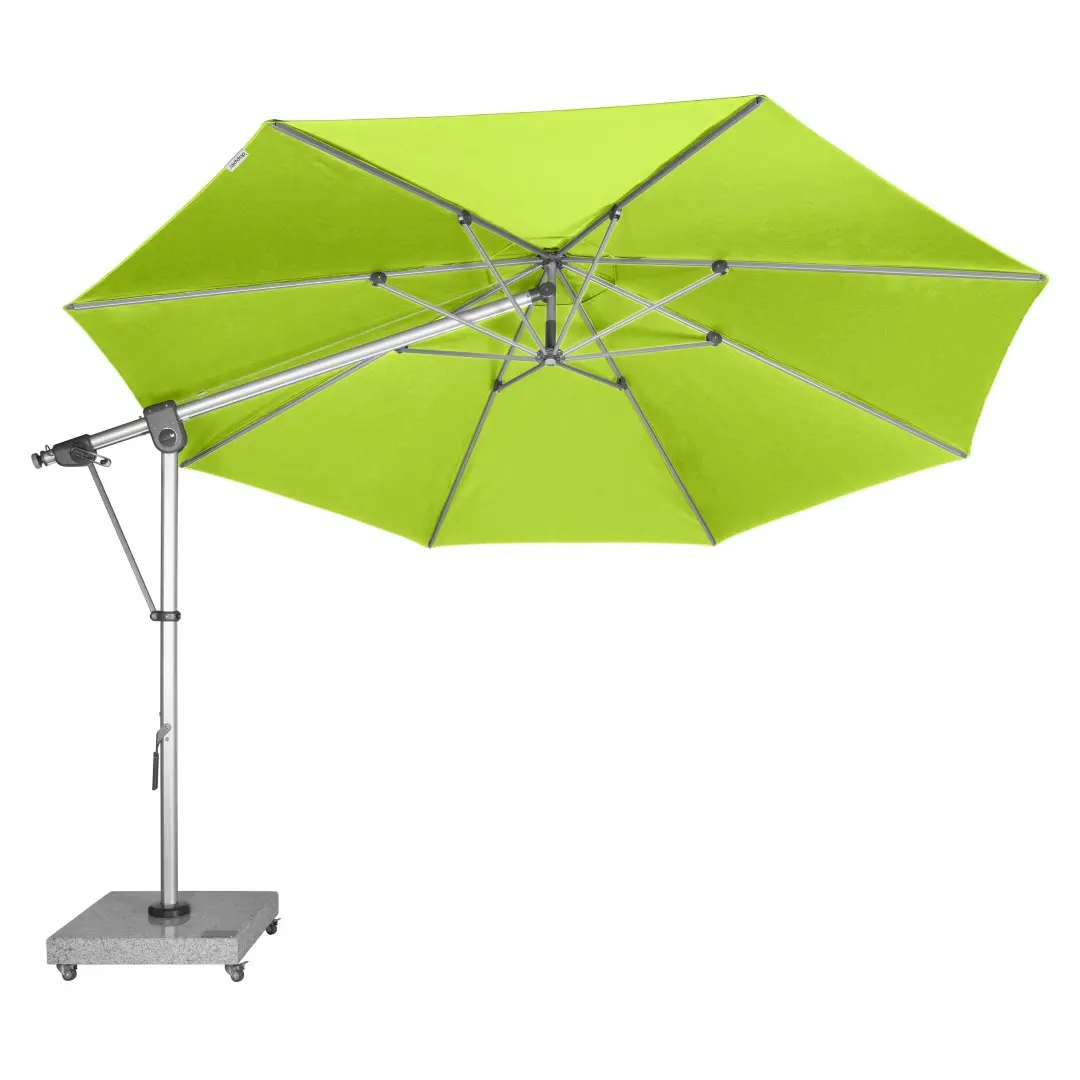 Doppler EXPERT 350P – zahradní slunečník s boční tyčí světle zelená (kód barvy T841)