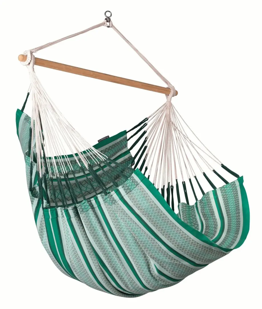 La Siesta Závěsné houpací křeslo HABANA COMFORT PATTERN - agave
