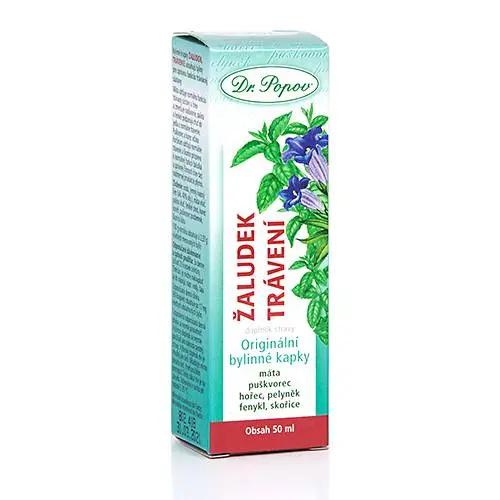 DR.POPOV Kapky bylinné žaludek-trávení 50 ml