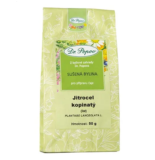 Dr. Popov Jitrocel list, 50 g - min. trvanlivost do 2.10.2025