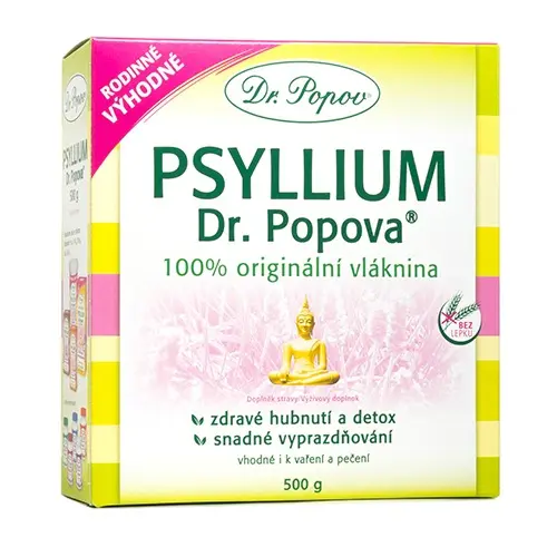 DR.POPOV Psyllium vláknina 500 g