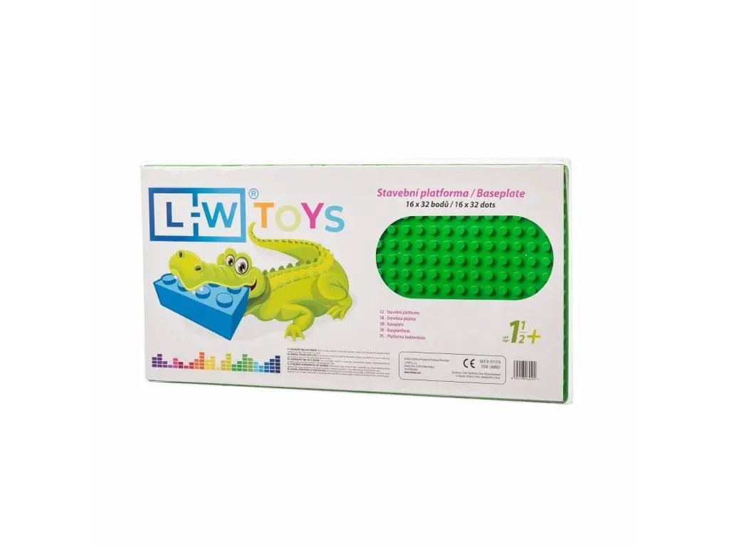 L-W Toys Deska pro nejmenší stavitele 16x32 25,5x51 cm