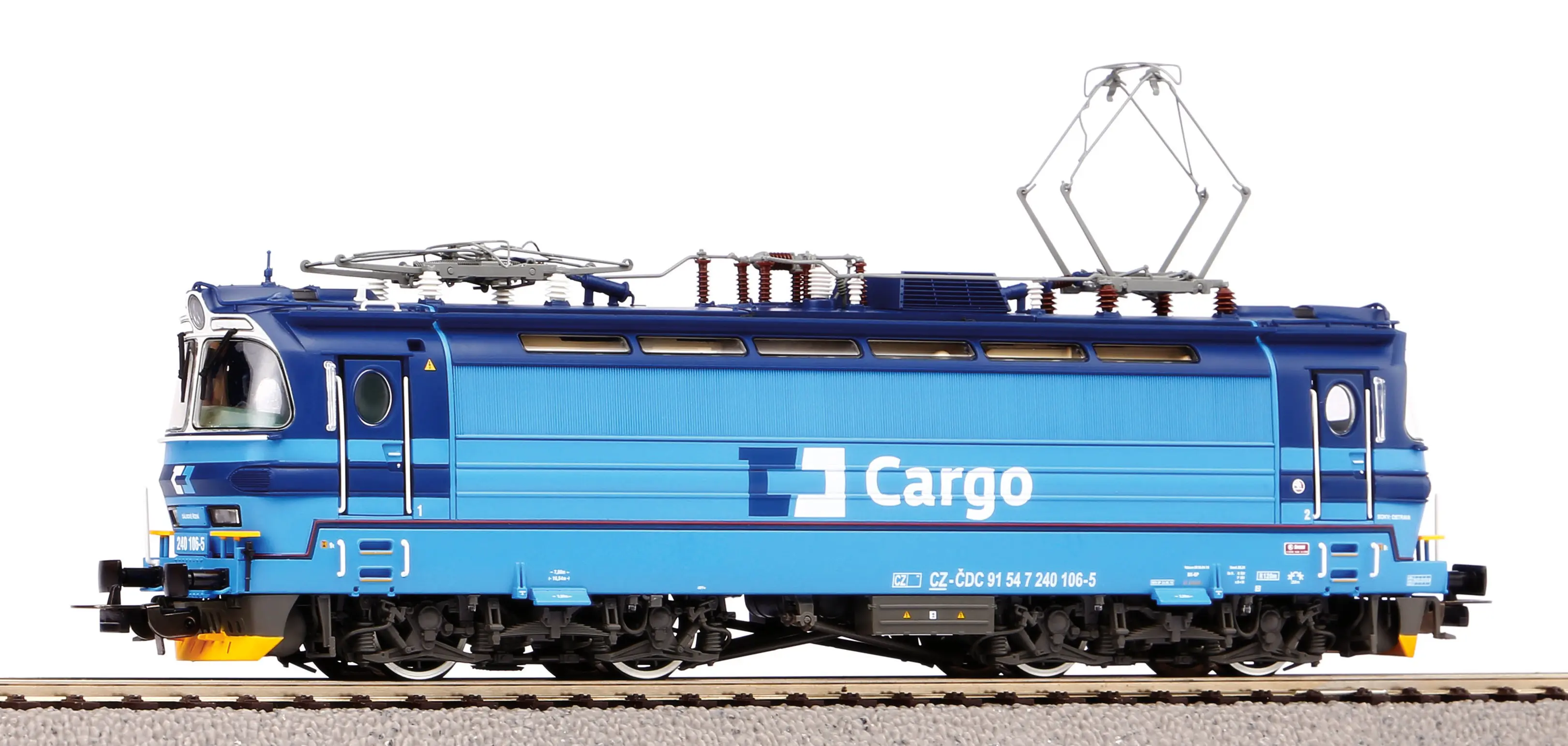 Piko Elektrická lokomotiva vč. dig. dekodéru BR 240 „Laminátka“ ČD Cargo VI - 51385