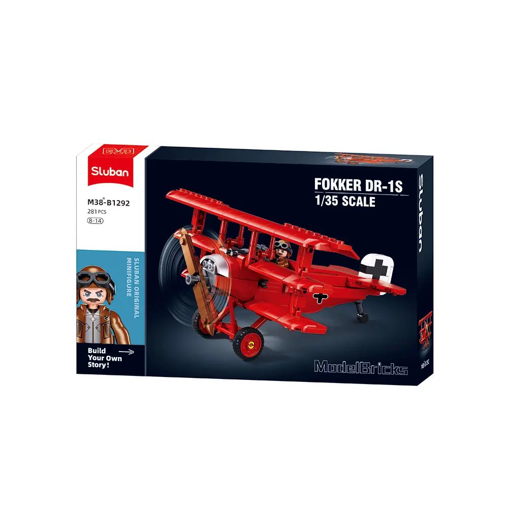 Modelbricks trojplošník Fokker DR-1S v měřítku 1:35