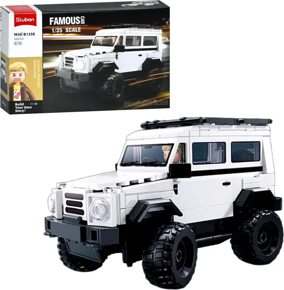 Sluban B1358 G-Klasse Geländewagen im Maßstab 1:35