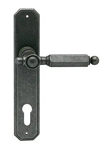 Dveřní kování COBRA WOLFSBURG (K - kované), klika-klika, Otvor pro obyčejný klíč BB, COBRA K (kované kování), 72 mm