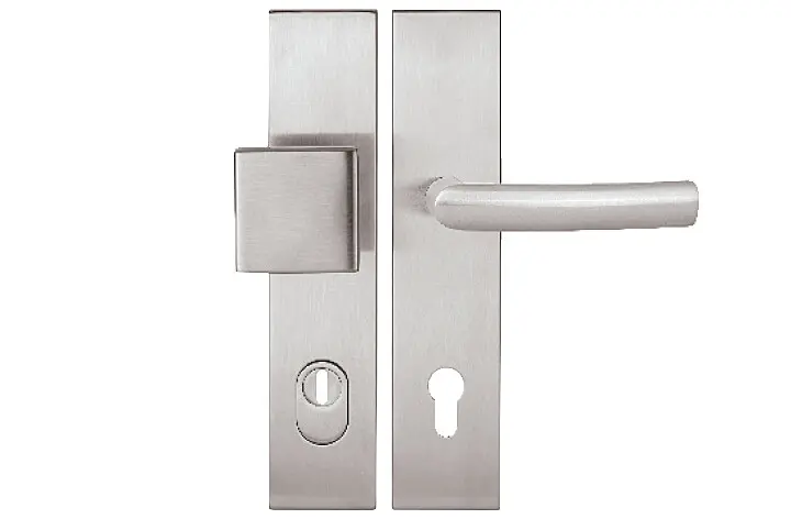Bezpečnostní kování TWIN COLUMBUS DEF HR H 2094KS s klikou BLOCK (E),