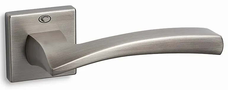 Dveřní kování COBRA 1145 - S (TITAN), klika-klika, Otvor na cylindrickou vložku PZ, COBRA TIT (titan)