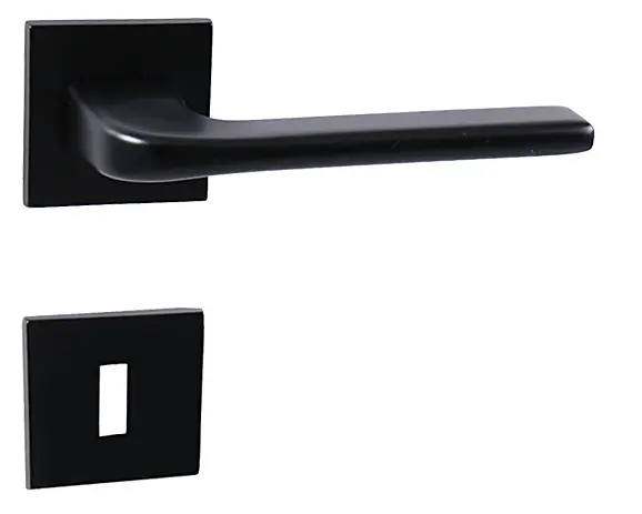 Dveřní kování MP Dara HR 4007Q 5 S (BS - Černá matná), klika-klika,
