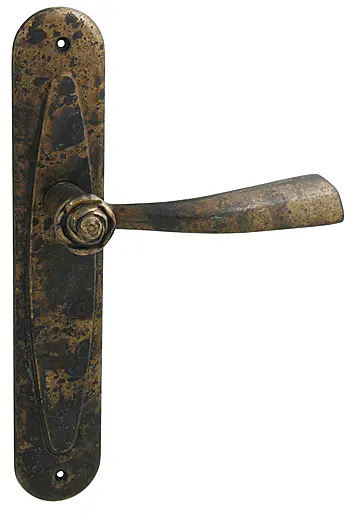 Dveřní kování MP LI - ROSE - SO 996 (OBA - Antik bronz), klika-klika, WC klíč, MP OBA (antik bronz), 90 mm