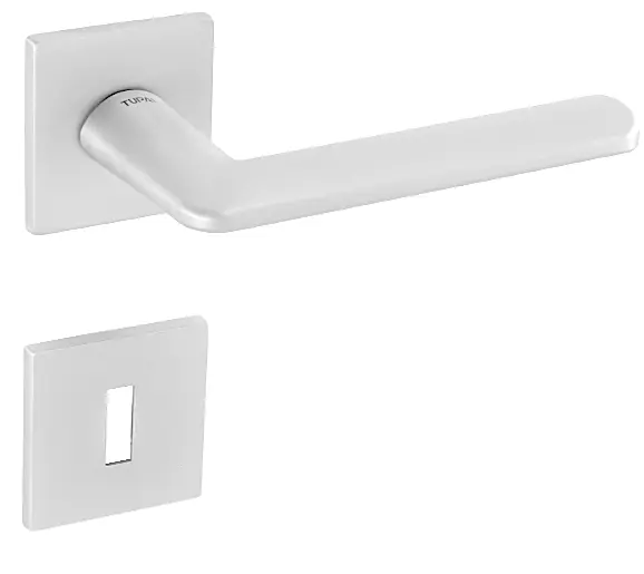 Dveřní kování MP ELIPTICA - HR 3098Q 5S (WS - Bílá matná), klika-klika,