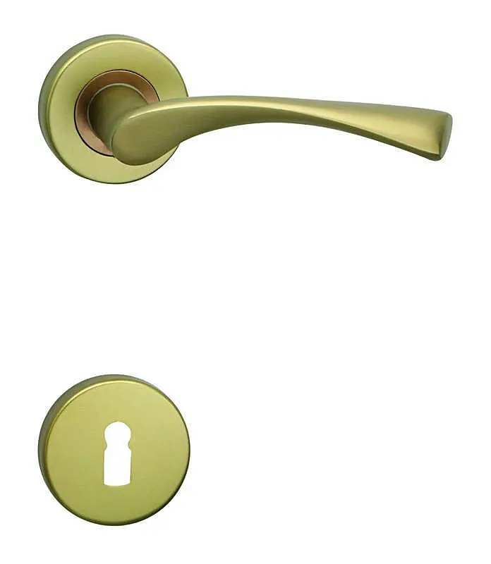 Dveřní kování COBRA GIUSSY-R (F4 - bronzový elox), klika-klika,