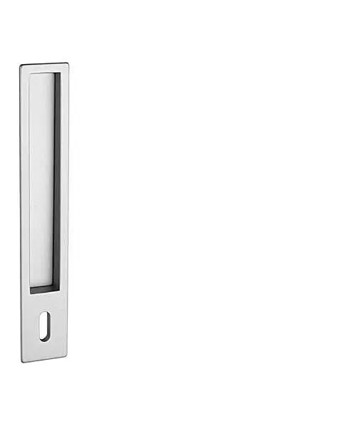 Mušle na posuvné dveře MP 1099Z - BB (CP - Chrom perla), Otvor pro obyčejný klíč BB, MP CP (chrom perla)