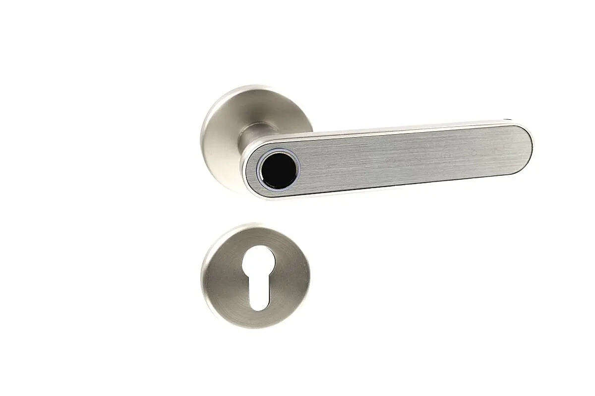 Chytrá klika Richter Czech Smart Touch Handle H.03.(NIMAT), klika-klika, Otvor na cylindrickou vložku PZ, Richter nikl matný