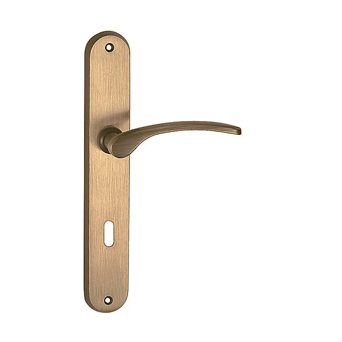 Dveřní kování LEKO OTZI BA Z1420 (ABR), klika-klika, Otvor na cylindrickou vložku PZ, Twin ABR (mosaz patinovaná), 72 mm