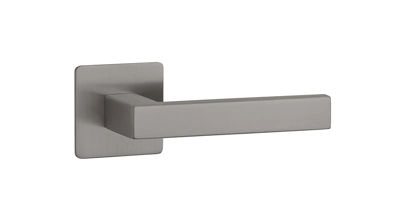 Dveřní kování MP SH - KVADRAT - HR 1760 3SM (T PVD - Titan PVD), klika-klika, Bez spodní rozety, MP Titan