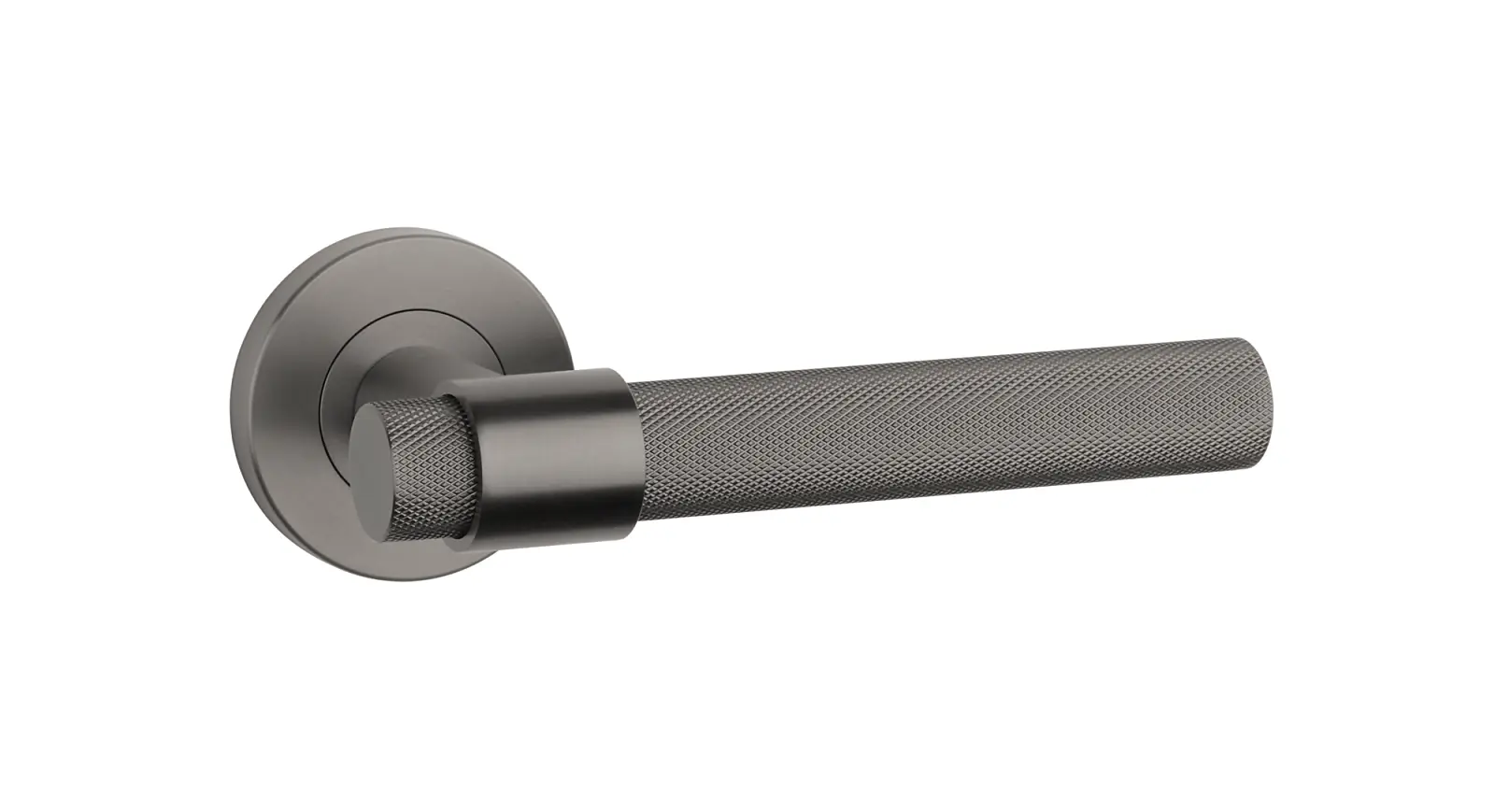 Dveřní kování MP SH - OVAL - R 1743 PRO 8 MM (T PVD - Titan PVD), klika-klika, Bez spodní rozety, MP Titan