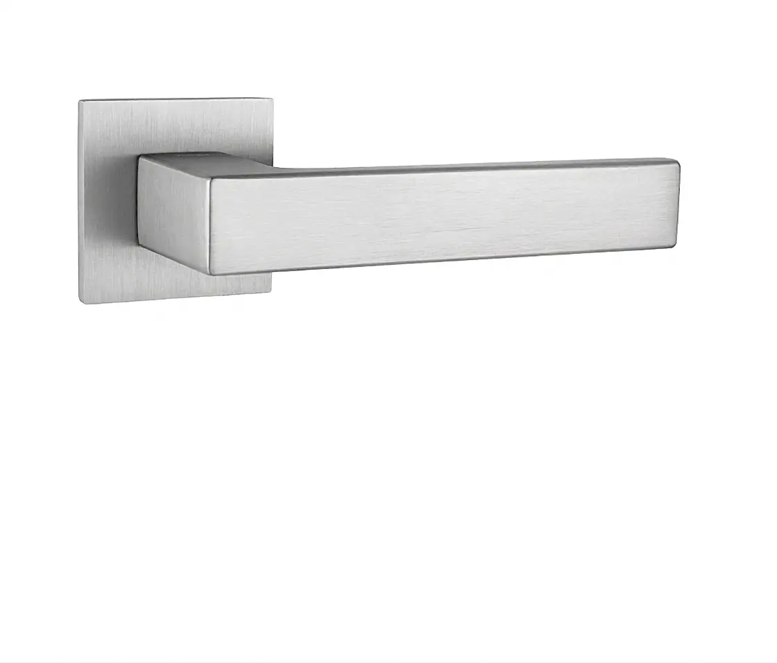 Dveřní kování MP TI - SQUARE - HR 4275Q 5S (OCS - Chrom broušený), klika-klika,
