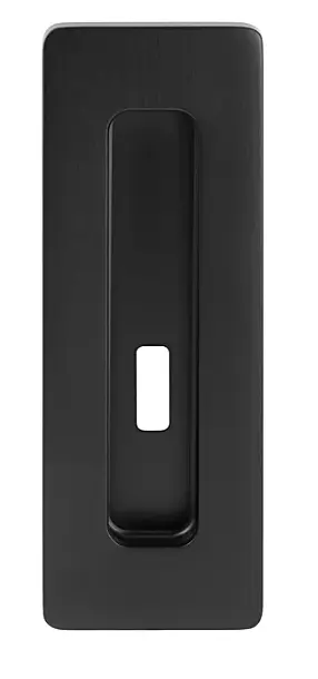 Mušle na posuvné dveře MP TI 4181 5S - BB (BS - černá matná), Otvor pro obyčejný klíč BB, MP BS (černá mat)