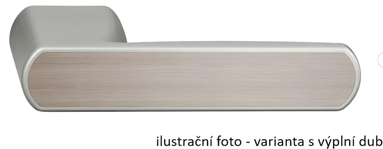 Dveřní kování TWIN ALLEGRA FAST LOCK (Inoxchrom) - nerezová výplň, klika/klika s uzamykáním